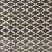 Square Abstract Tan Brown Modern Rug, abs4875