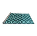 Sideview of Machine Washable Abstract Light Blue Modern Rug, wshabs4875lblu