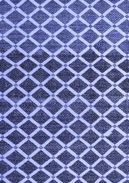 Abstract Blue Modern Rug, abs4875blu