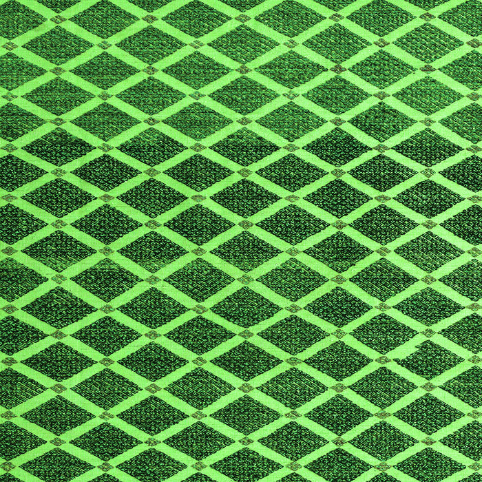 Square Machine Washable Abstract Green Modern Area Rugs, wshabs4875grn
