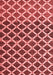 Abstract Red Modern Area Rugs