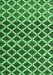 Machine Washable Abstract Emerald Green Modern Area Rugs, wshabs4875emgrn