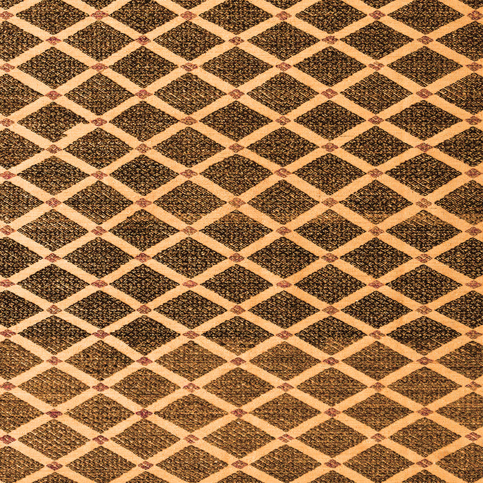 Square Abstract Orange Modern Rug, abs4875org