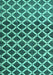 Abstract Turquoise Modern Rug, abs4875turq