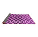 Sideview of Abstract Pink Modern Rug, abs4875pnk