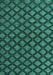 Machine Washable Abstract Turquoise Modern Area Rugs, wshabs4876turq