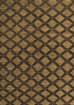 Abstract Brown Modern Rug, abs4876brn