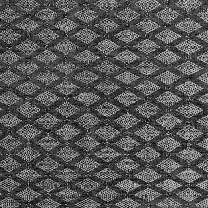 Square Abstract Gray Modern Rug, abs4876gry