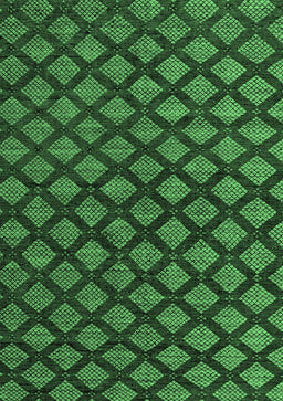 Abstract Emerald Green Modern Rug, abs4876emgrn