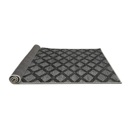 Sideview of Abstract Gray Modern Rug, abs4876gry