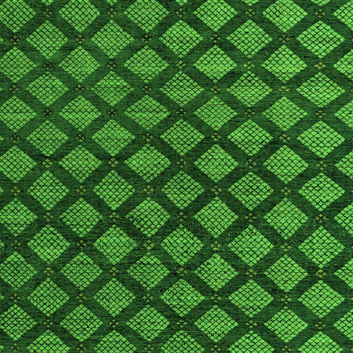 Machine Washable Abstract Green Modern Area Rugs, wshabs4876grn