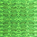 Square Abstract Green Modern Rug, abs4877grn