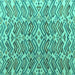 Square Machine Washable Abstract Turquoise Modern Area Rugs, wshabs4877turq