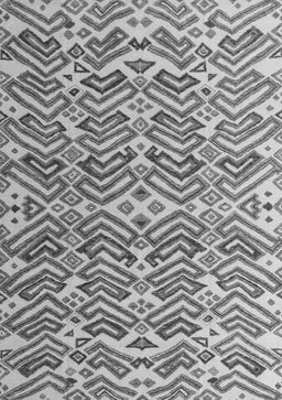 Abstract Gray Modern Rug, abs4877gry
