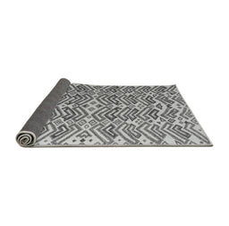 Sideview of Abstract Gray Modern Rug, abs4877gry