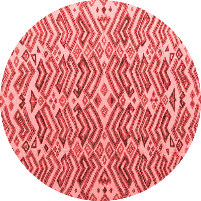 Machine Washable Abstract Red Modern Rug, wshabs4877red