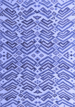 Abstract Blue Modern Rug, abs4877blu