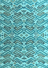 Abstract Light Blue Modern Rug, abs4877lblu