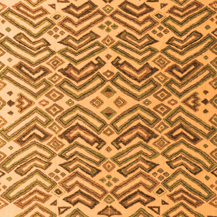 Abstract Orange Modern Rug, abs4877org