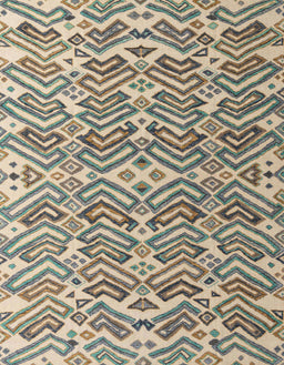 Abstract Sandstone Brown Modern Rug, abs4877