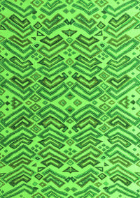 Abstract Green Modern Rug, abs4877grn