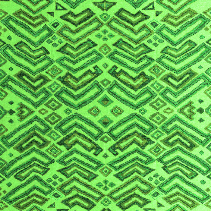 Abstract Green Modern Rug, abs4877grn