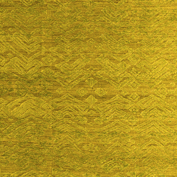 Abstract Yellow Modern Rug, abs4878yw