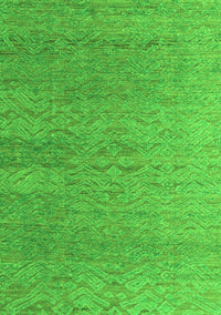 Abstract Green Modern Rug, abs4878grn