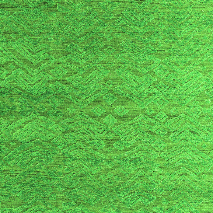 Abstract Green Modern Rug, abs4878grn