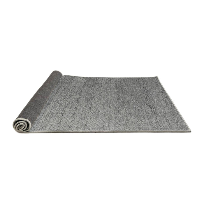 Sideview of Abstract Gray Modern Rug, abs4878gry