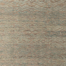 Square Abstract Dark Green Modern Rug, abs4878