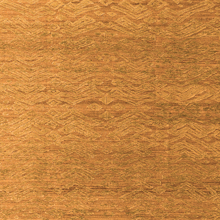 Square Abstract Orange Modern Rug, abs4878org