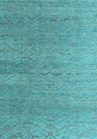 Abstract Light Blue Modern Rug, abs4878lblu