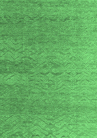 Abstract Emerald Green Modern Rug, abs4878emgrn