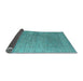 Sideview of Abstract Light Blue Modern Rug, abs4878lblu