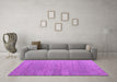 Machine Washable Abstract Purple Modern Area Rugs in a Living Room, wshabs4878pur