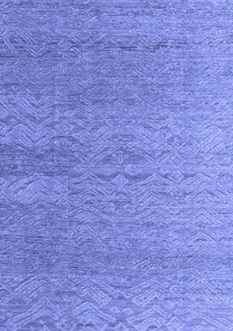 Abstract Blue Modern Rug, abs4878blu