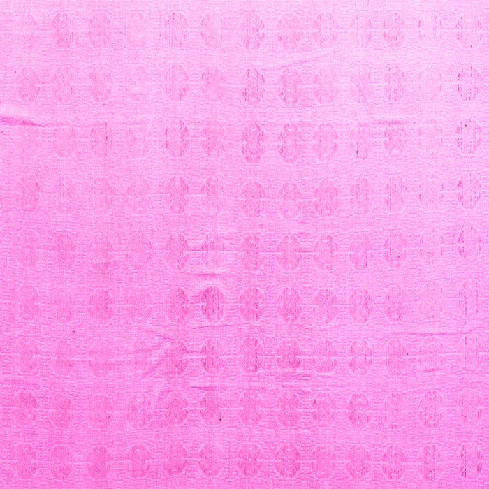 Square Machine Washable Abstract Pink Modern Rug, wshabs4879pnk