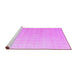 Sideview of Machine Washable Abstract Purple Modern Area Rugs, wshabs4879pur