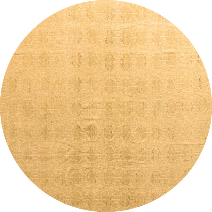 Round Abstract Brown Modern Rug, abs4879brn