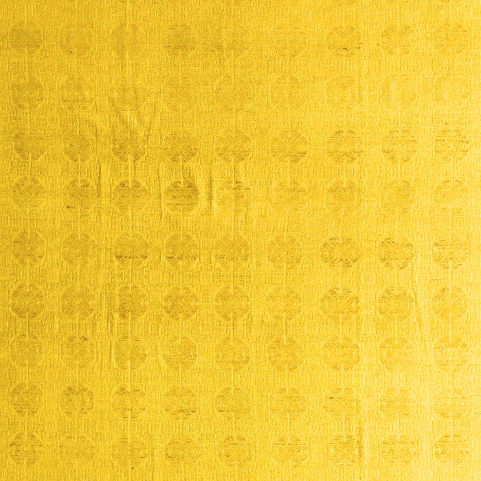 Machine Washable Abstract Yellow Modern Rug, wshabs4879yw