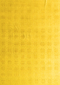 Abstract Yellow Modern Rug, abs4879yw