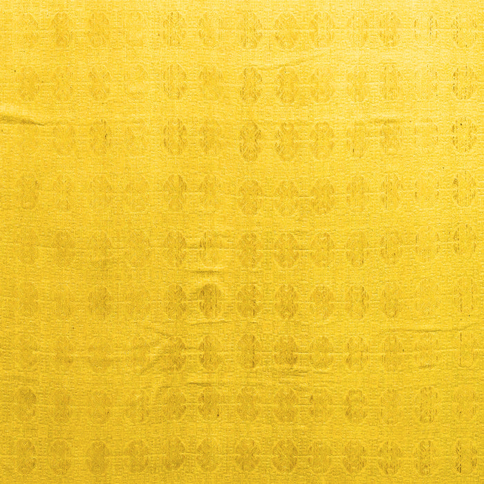 Square Abstract Yellow Modern Rug, abs4879yw