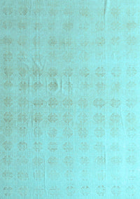 Abstract Light Blue Modern Rug, abs4879lblu