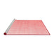 Modern Red Washable Rugs