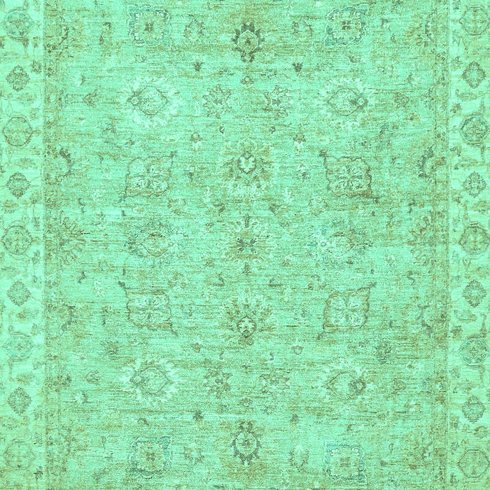 Machine Washable Abstract Turquoise Modern Area Rugs, wshabs487turq