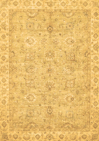 Abstract Brown Modern Rug, abs487brn