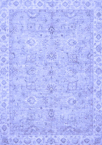 Abstract Blue Modern Rug, abs487blu