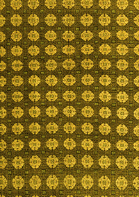 Abstract Yellow Modern Rug, abs4880yw