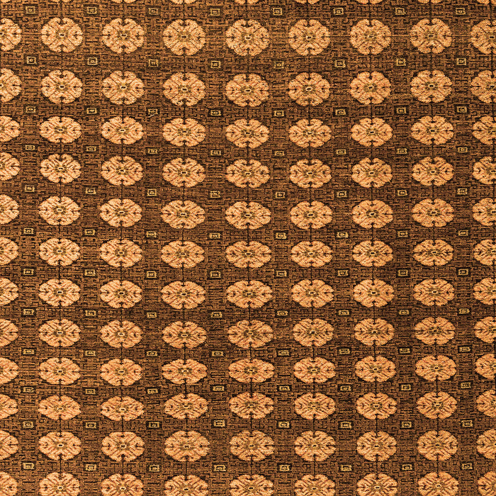 Square Abstract Orange Modern Rug, abs4880org